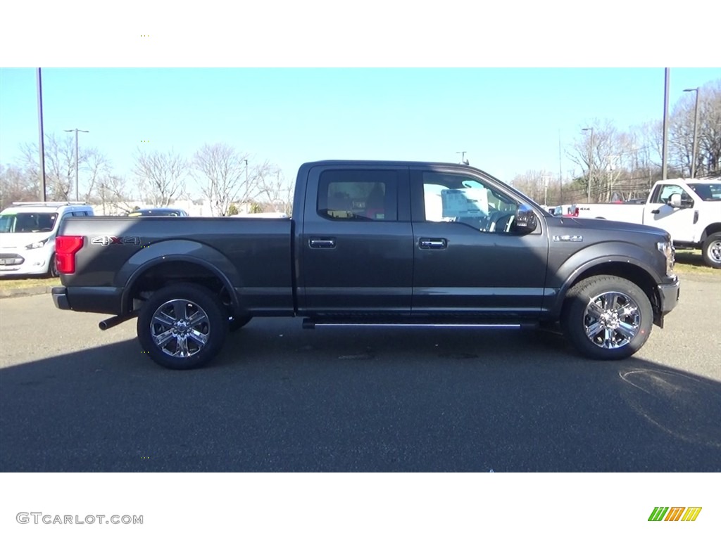 2018 F150 Lariat SuperCrew 4x4 - Magnetic / Black photo #8