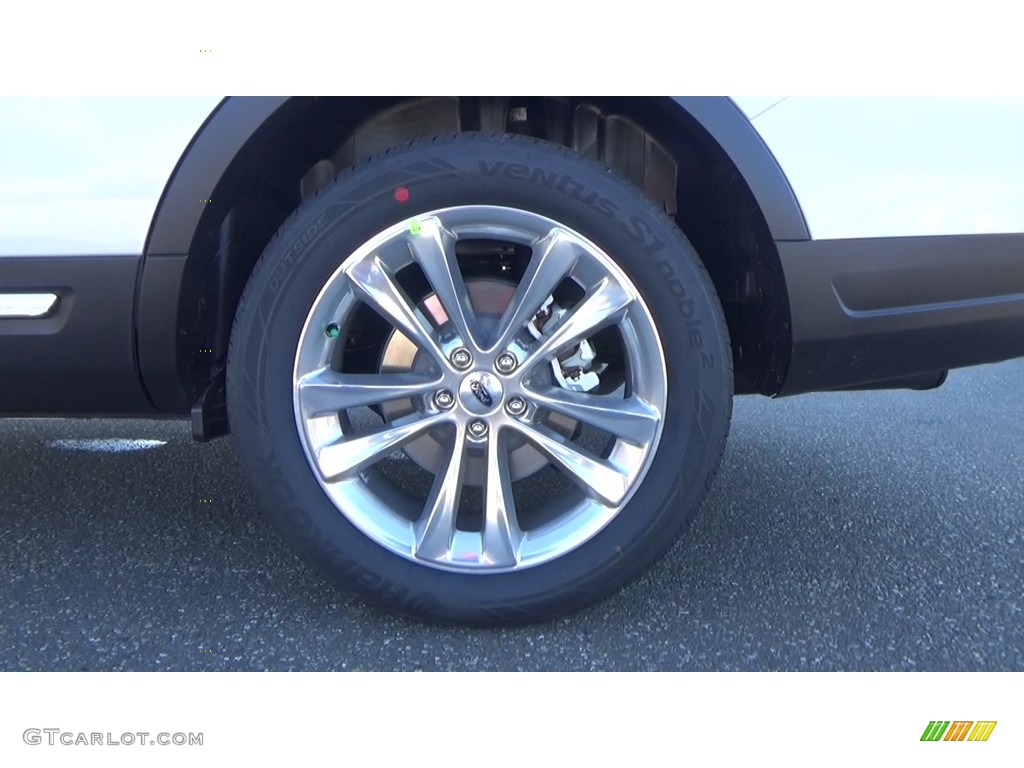 2018 Explorer XLT 4WD - White Platinum / Ebony Black photo #21