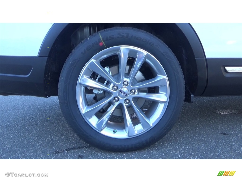 2018 Explorer XLT 4WD - White Platinum / Ebony Black photo #23