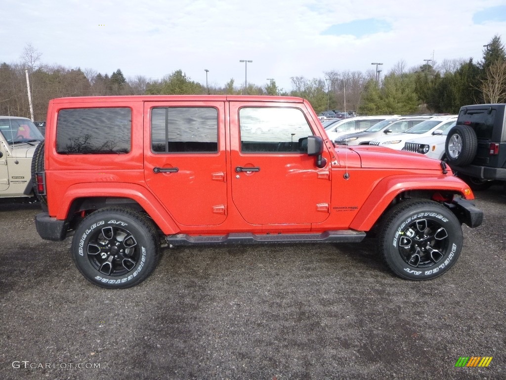 Firecracker Red 2018 Jeep Wrangler Unlimited Altitude 4x4 Exterior Photo #124552135