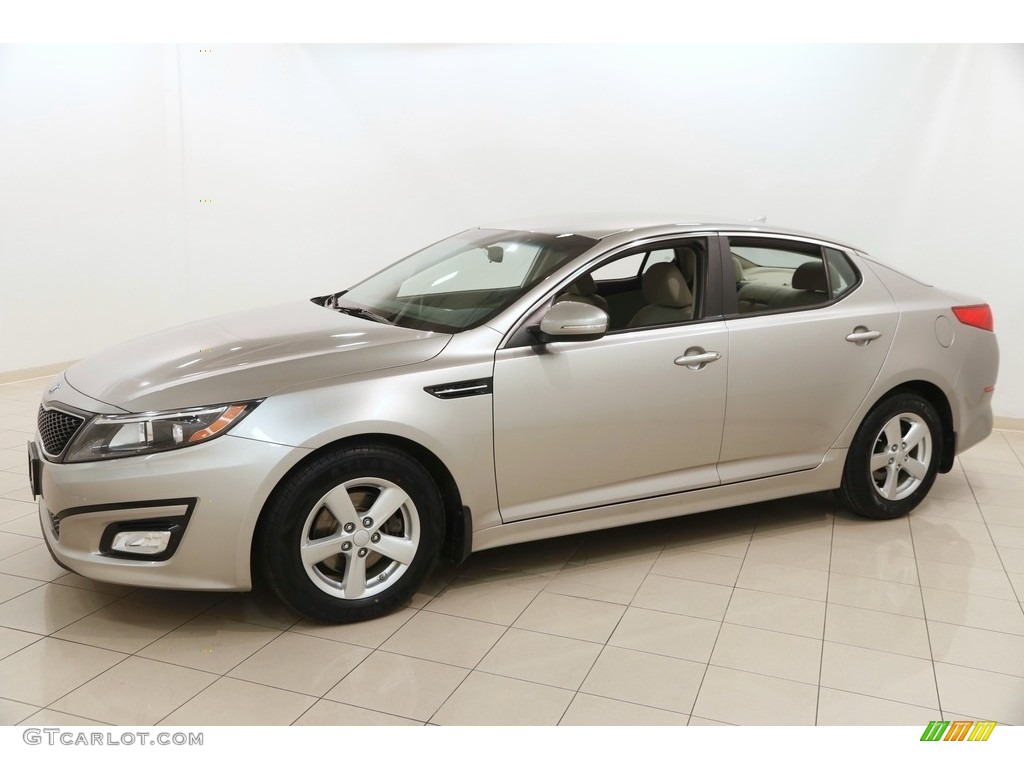 2014 Optima LX - Satin Metal / Beige photo #3