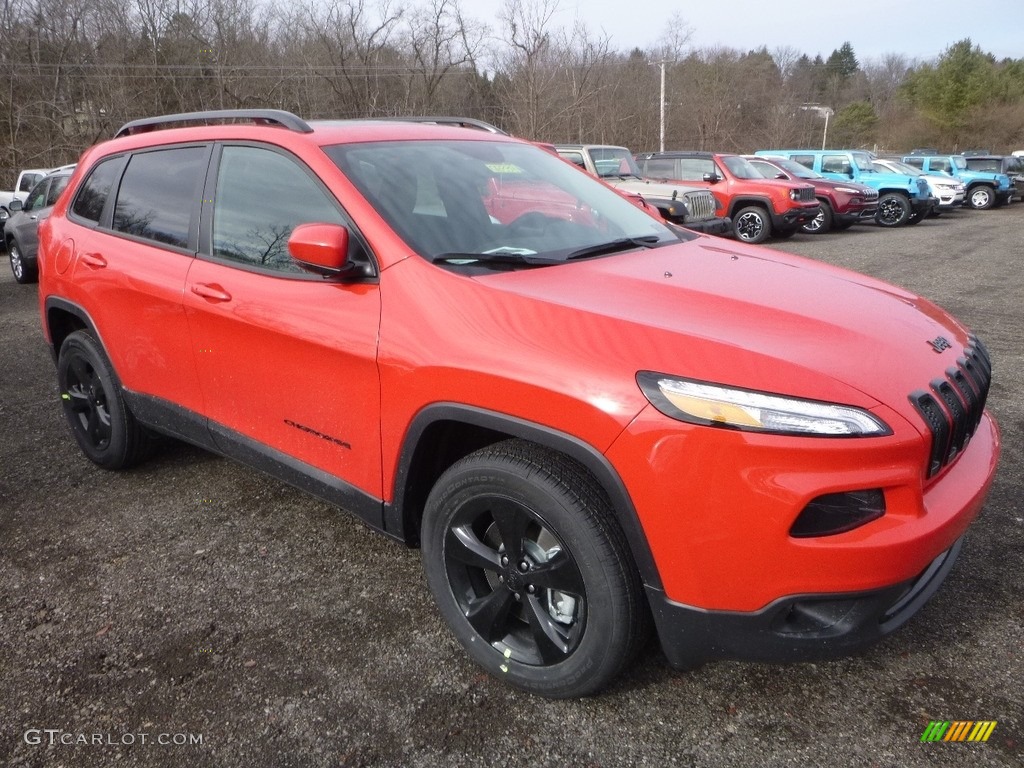 2018 Cherokee Limited 4x4 - Firecracker Red / Black photo #7