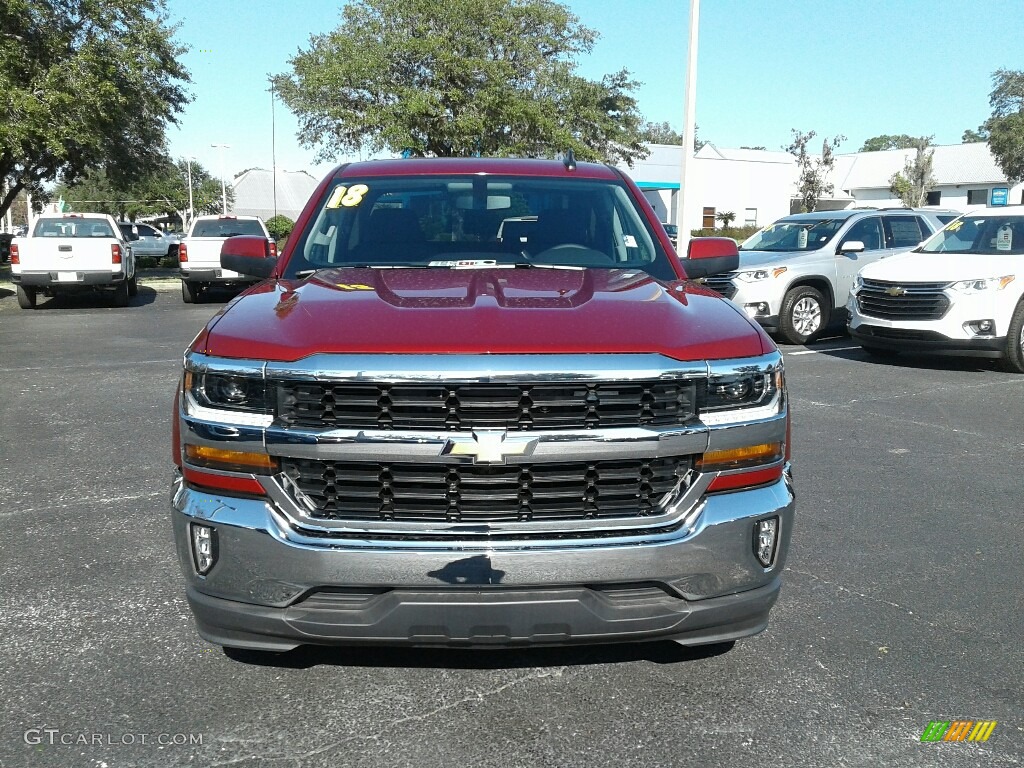 2018 Silverado 1500 LT Crew Cab - Cajun Red Tintcoat / Dark Ash/Jet Black photo #8