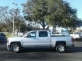 2018 Silver Ice Metallic Chevrolet Silverado 1500 LT Crew Cab  photo #2