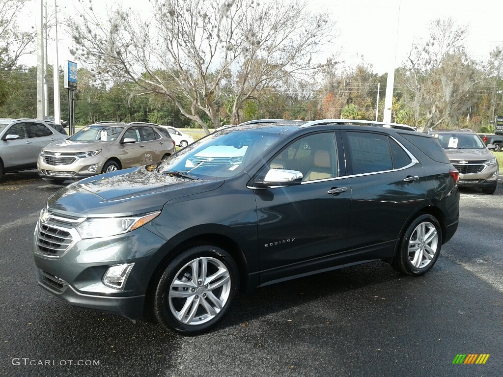 2018 Equinox Premier - Nightfall Gray Metallic / Jet Black/­Brandy photo #1