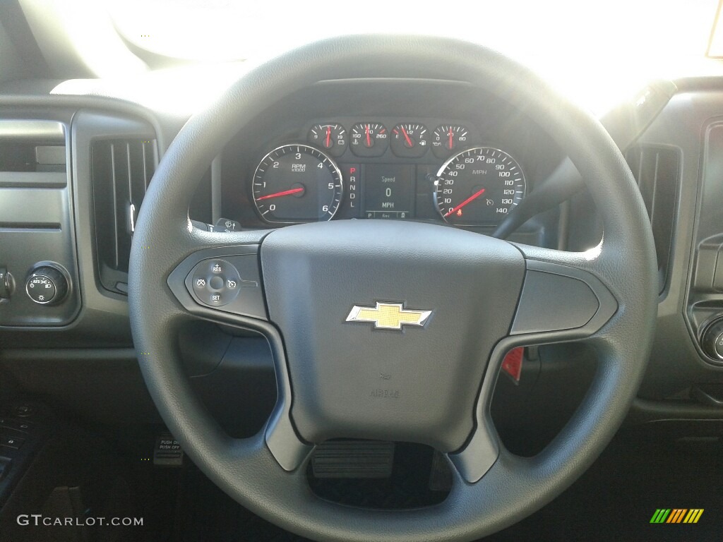 2018 Silverado 1500 Custom Double Cab - Summit White / Dark Ash/Jet Black photo #14