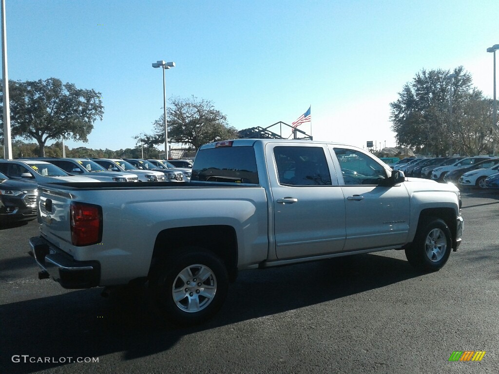 2018 Silverado 1500 LT Crew Cab - Silver Ice Metallic / Jet Black photo #5