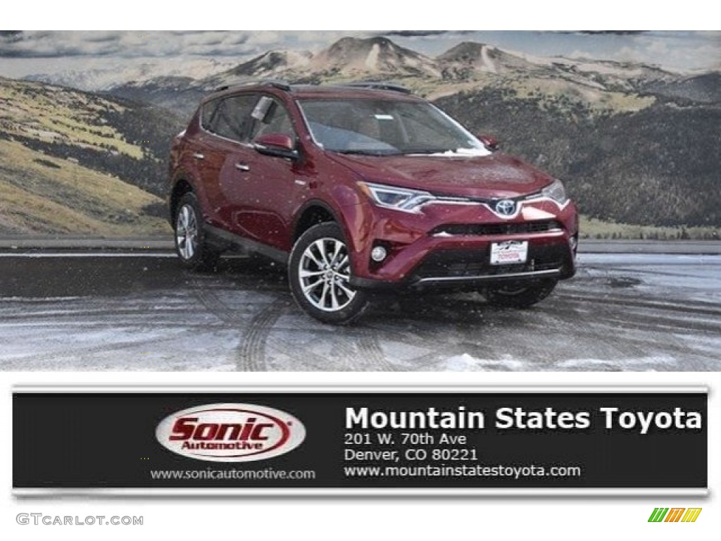 2018 RAV4 Limited AWD Hybrid - Ruby Flare Pearl / Nutmeg photo #1