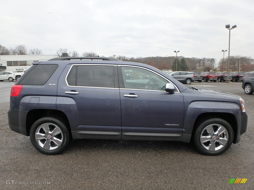 2014 Terrain SLE AWD - Atlantis Blue Metallic / Jet Black photo #5