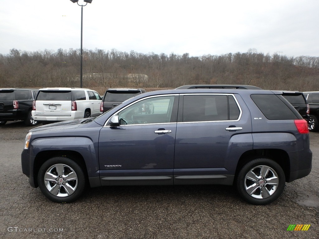 2014 Terrain SLE AWD - Atlantis Blue Metallic / Jet Black photo #13