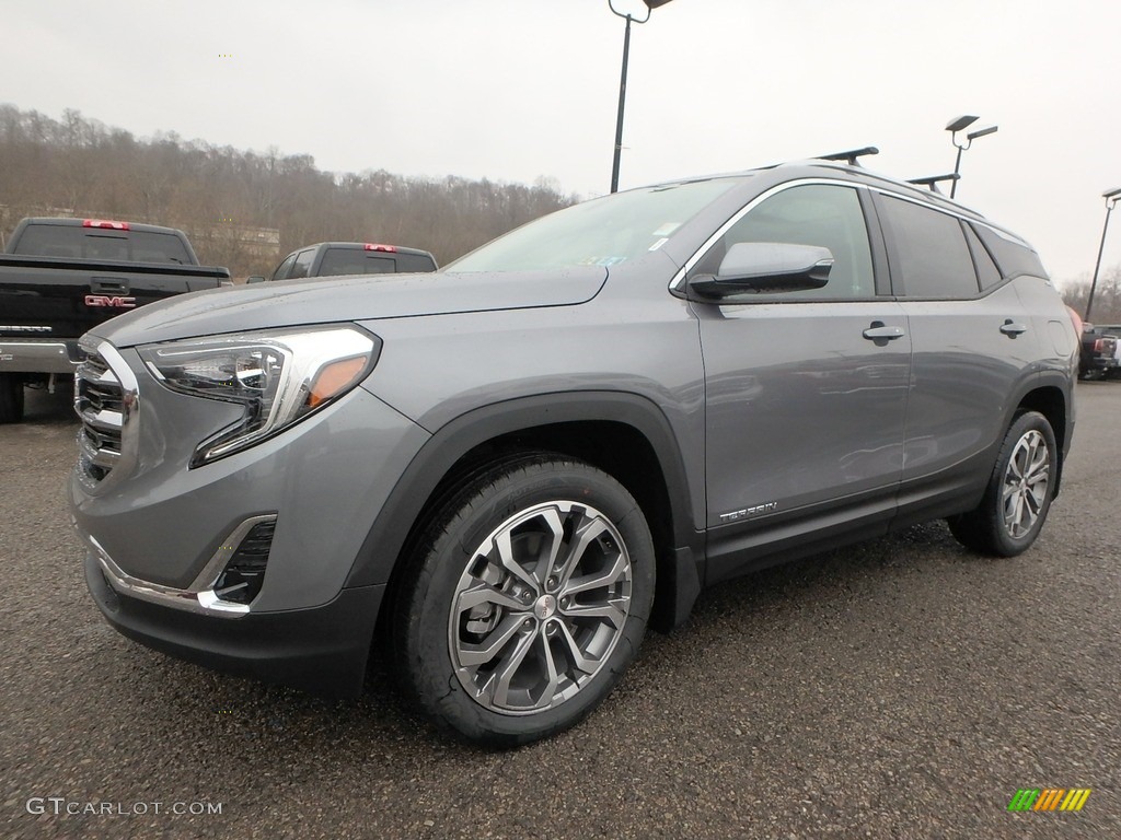 2018 Terrain SLT AWD - Satin Steel Metallic / ­Jet Black photo #1