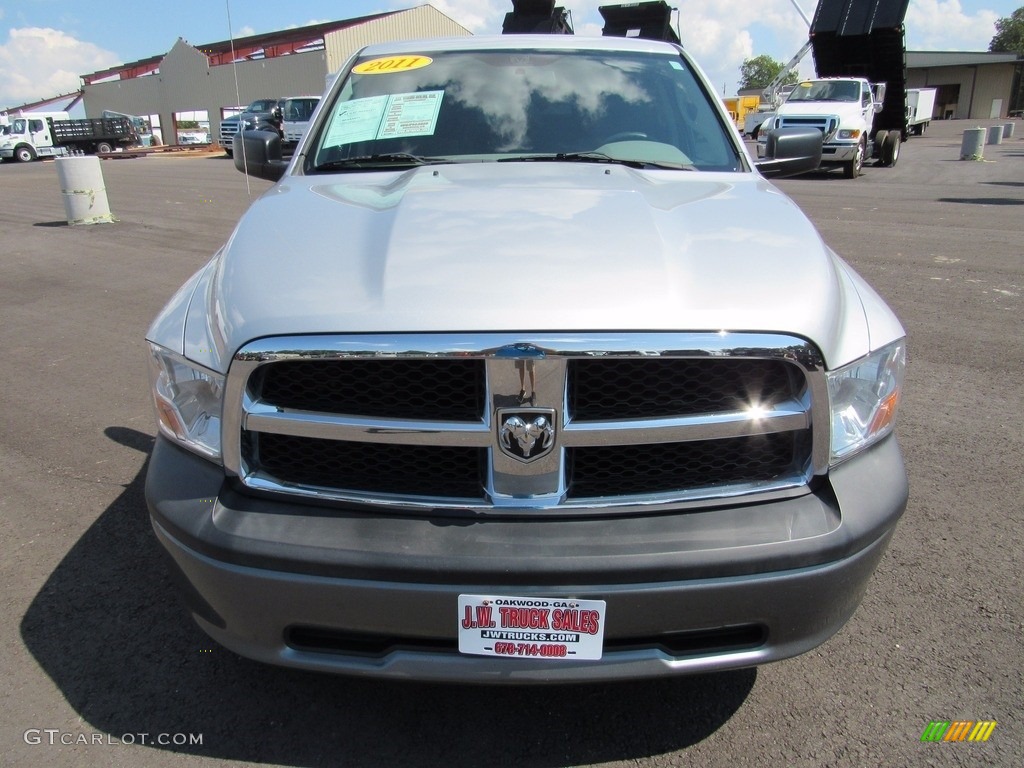 2011 Ram 1500 ST Crew Cab - Bright Silver Metallic / Dark Slate Gray/Medium Graystone photo #3