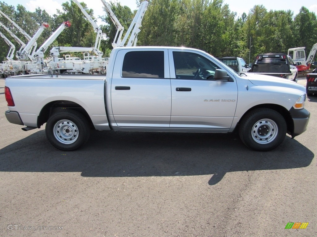 2011 Ram 1500 ST Crew Cab - Bright Silver Metallic / Dark Slate Gray/Medium Graystone photo #5