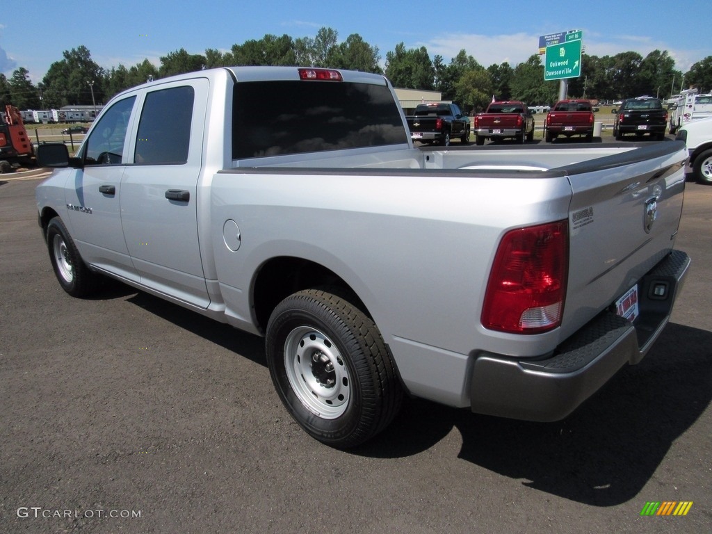 2011 Ram 1500 ST Crew Cab - Bright Silver Metallic / Dark Slate Gray/Medium Graystone photo #8