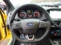 Charcoal Black Steering Wheel Photo for 2018 Ford Focus #124563525