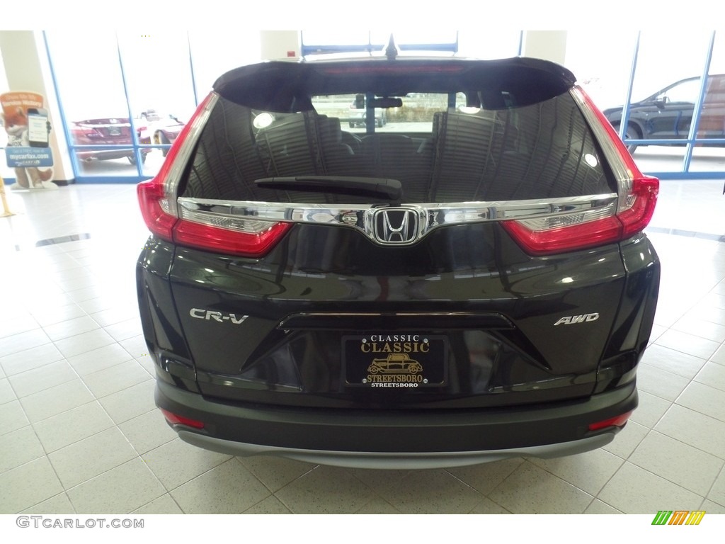 2018 CR-V EX-L AWD - Dark Olive Metallic / Black photo #4