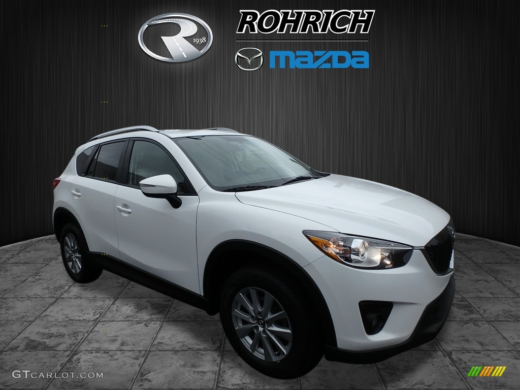 2015 CX-5 Touring - Crystal White Pearl Mica / Sand photo #1