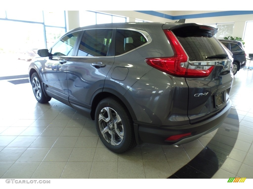 2018 CR-V EX AWD - Modern Steel Metallic / Gray photo #2