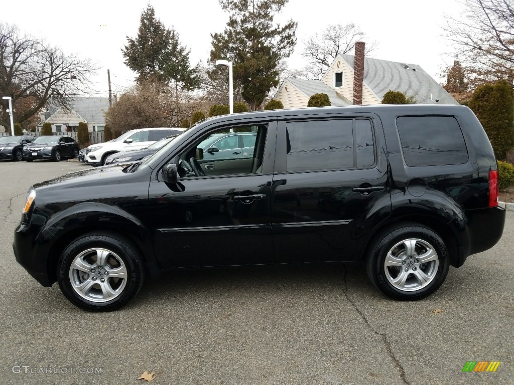 2015 Pilot EX 4WD - Crystal Black Pearl / Gray photo #6