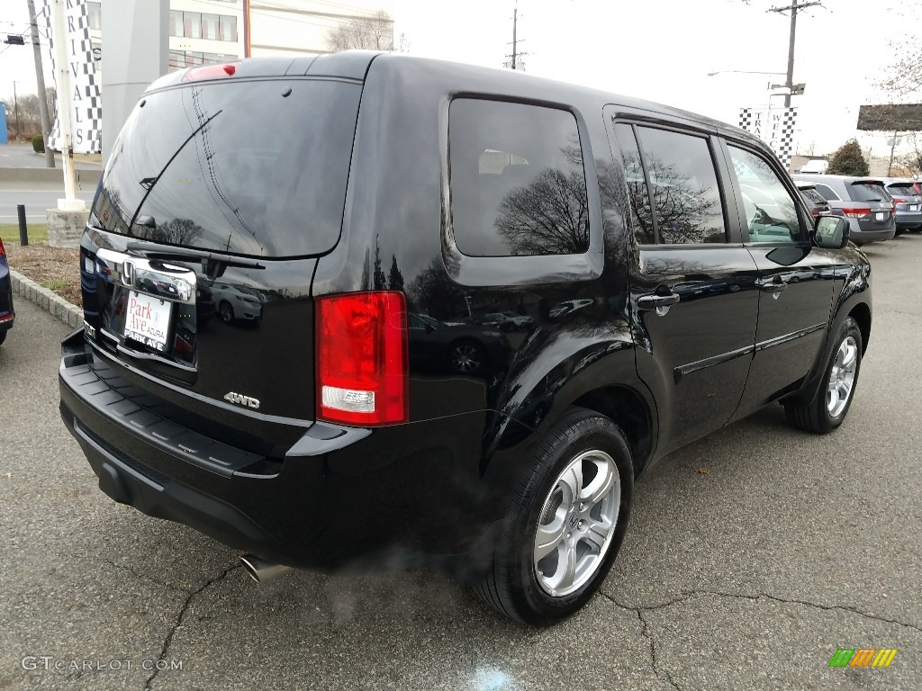 2015 Pilot EX 4WD - Crystal Black Pearl / Gray photo #9