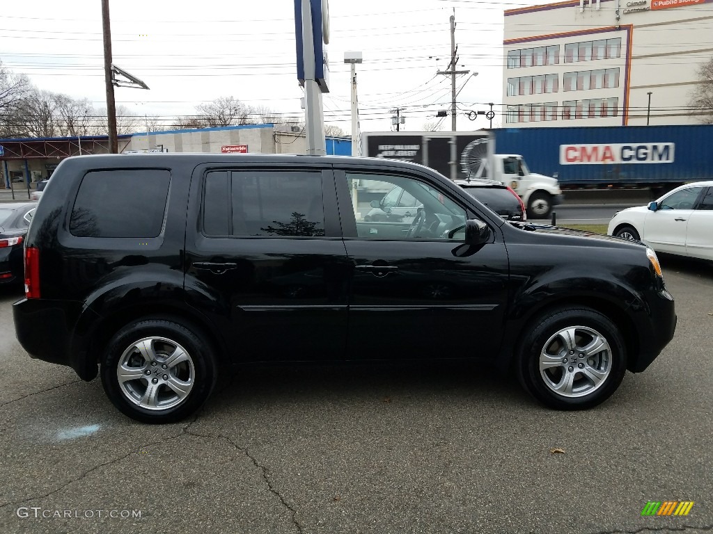 2015 Pilot EX 4WD - Crystal Black Pearl / Gray photo #12