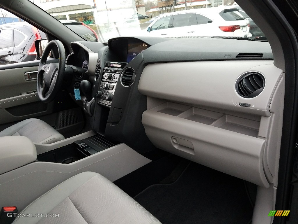 2015 Pilot EX 4WD - Crystal Black Pearl / Gray photo #14