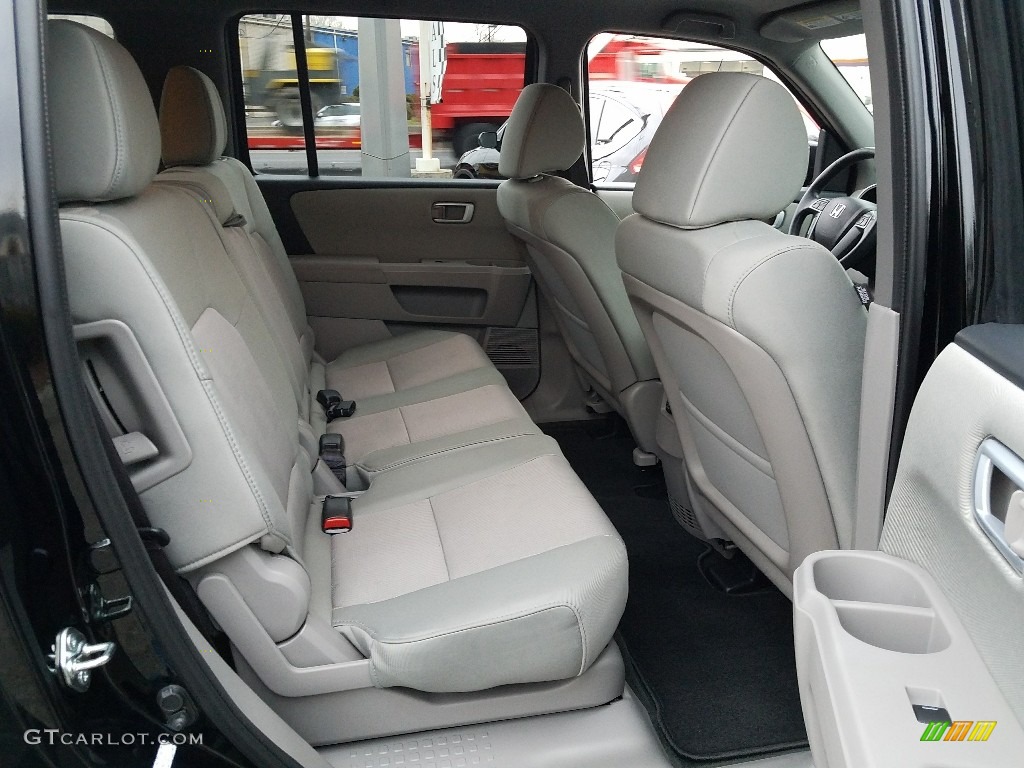 2015 Pilot EX 4WD - Crystal Black Pearl / Gray photo #17