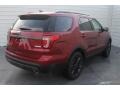 2017 Ruby Red Ford Explorer XLT  photo #8