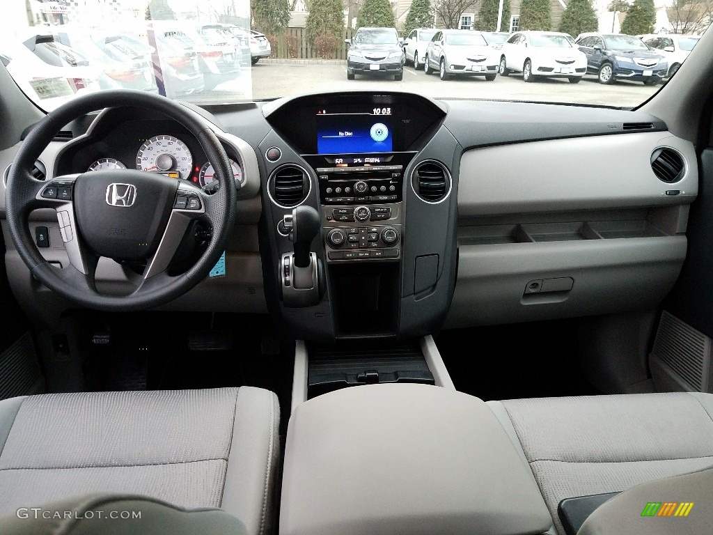 2015 Pilot EX 4WD - Crystal Black Pearl / Gray photo #20