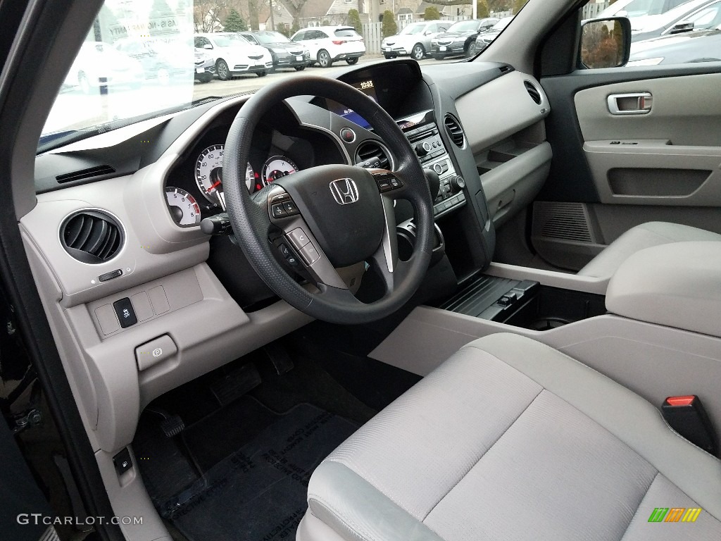 2015 Pilot EX 4WD - Crystal Black Pearl / Gray photo #23