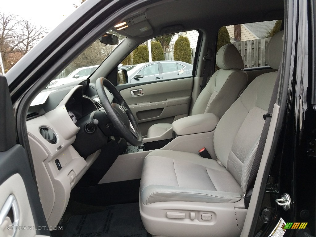 2015 Pilot EX 4WD - Crystal Black Pearl / Gray photo #25