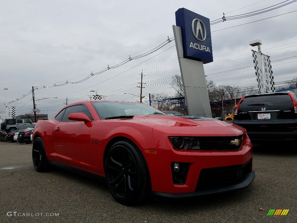 2013 Camaro ZL1 - Victory Red / Black photo #1