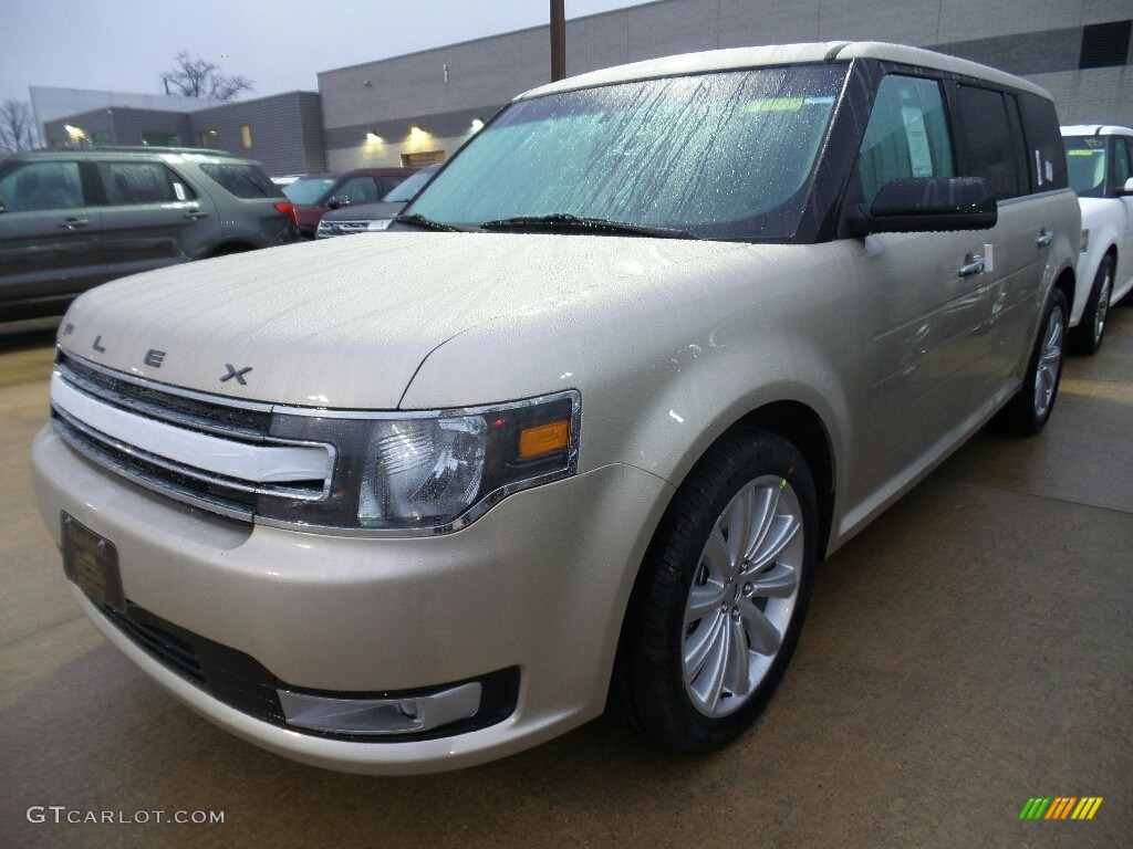 2018 Flex SEL AWD - White Gold / Charcoal Black photo #1
