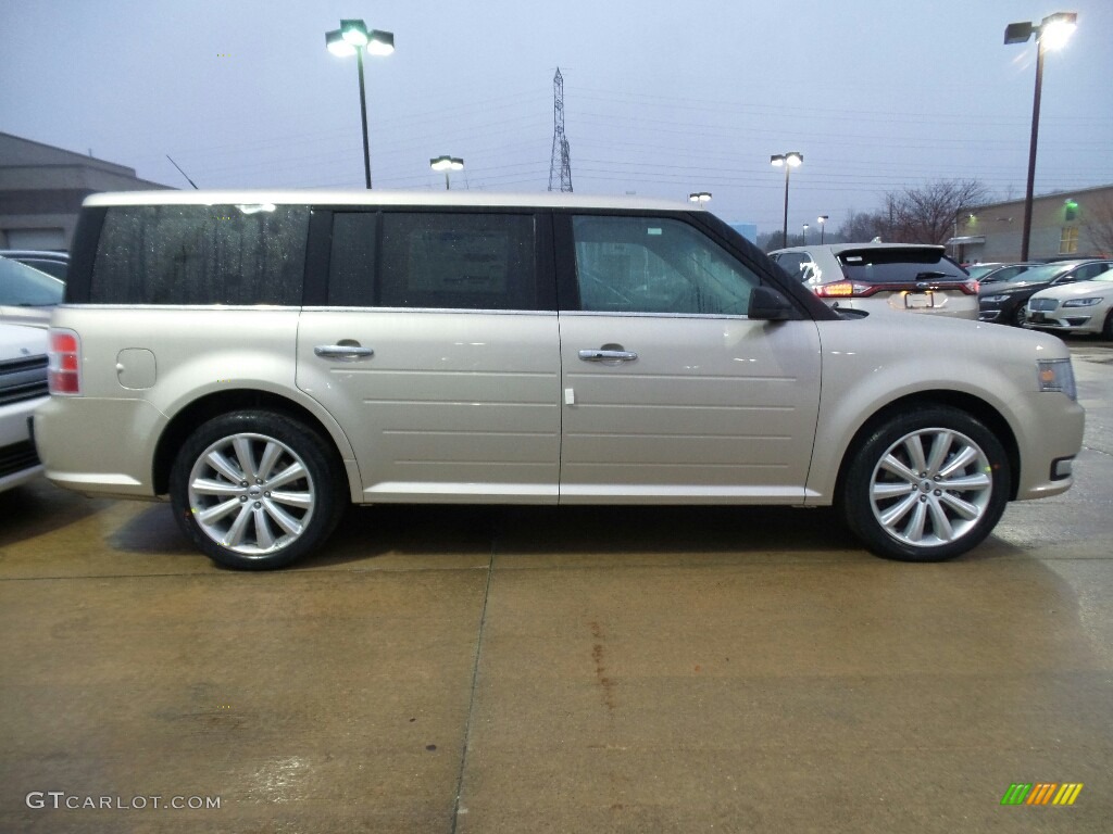 2018 Flex SEL AWD - White Gold / Charcoal Black photo #3
