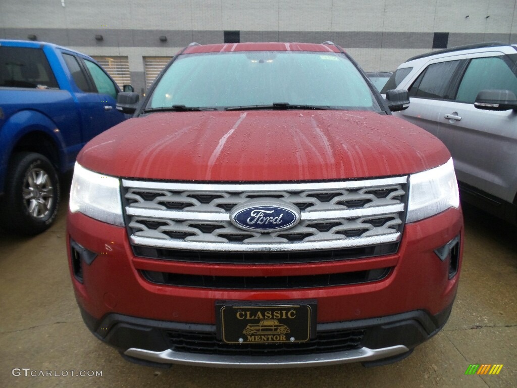 2018 Explorer XLT 4WD - Ruby Red / Ebony Black photo #2