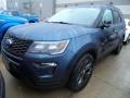 2018 Blue Metallic Ford Explorer Sport 4WD  photo #1