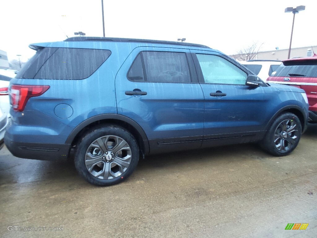 2018 Explorer Sport 4WD - Blue Metallic / Ebony Black photo #3