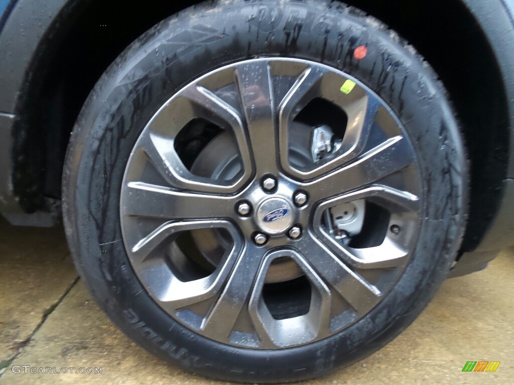 2018 Explorer Sport 4WD - Blue Metallic / Ebony Black photo #4