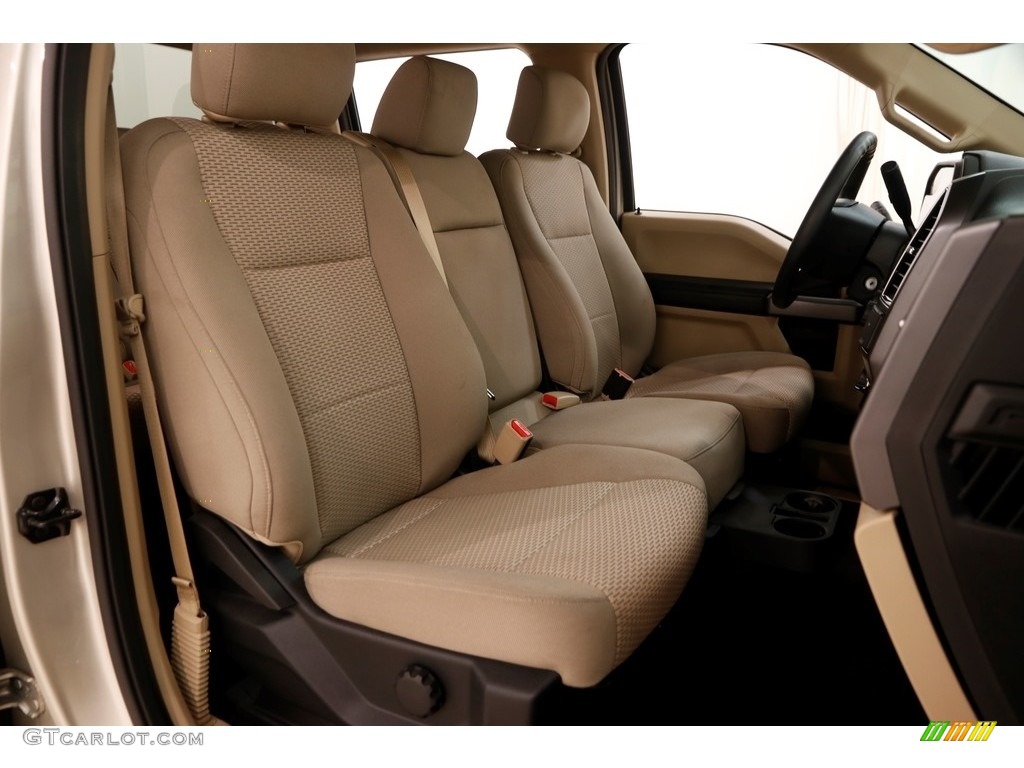 2017 F150 XLT SuperCrew 4x4 - White Gold / Light Camel photo #13