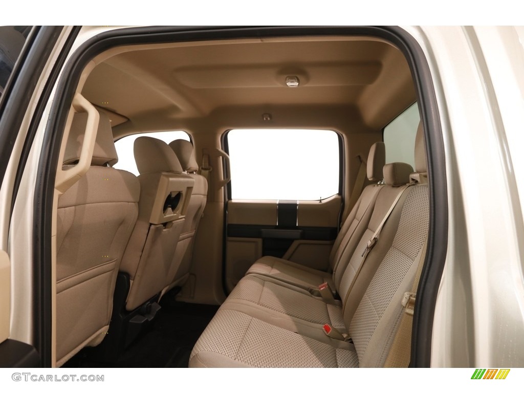 2017 F150 XLT SuperCrew 4x4 - White Gold / Light Camel photo #15