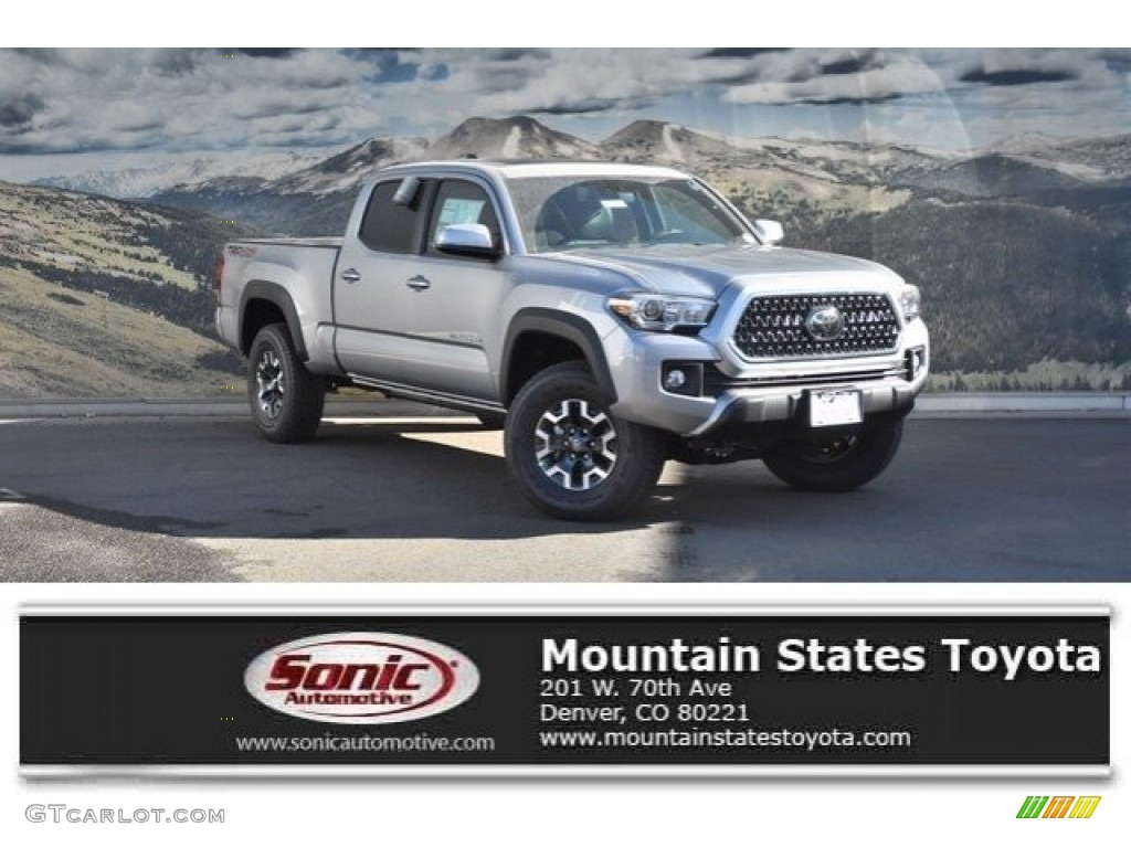 2018 Tacoma TRD Off Road Double Cab 4x4 - Silver Sky Metallic / Black photo #1