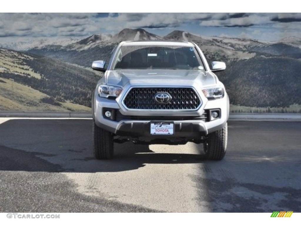 2018 Tacoma TRD Off Road Double Cab 4x4 - Silver Sky Metallic / Black photo #2