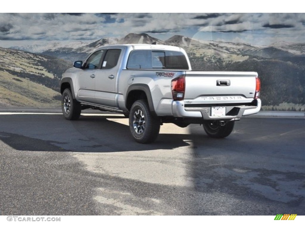 2018 Tacoma TRD Off Road Double Cab 4x4 - Silver Sky Metallic / Black photo #3