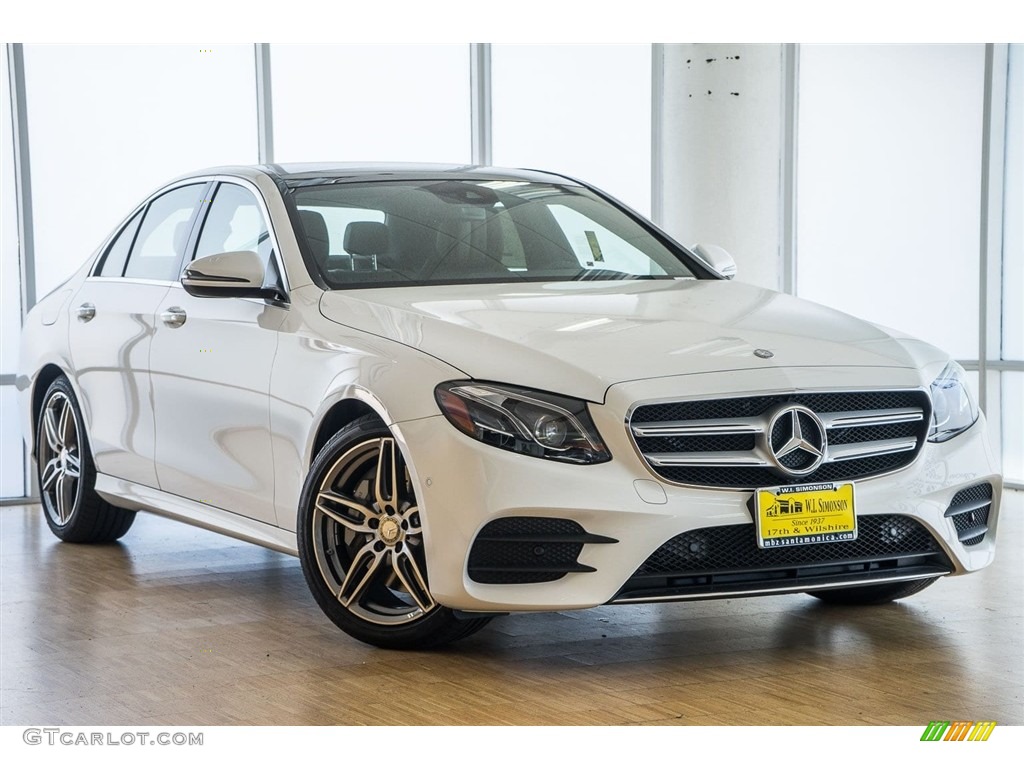 2018 E 300 Sedan - Polar White / Macchiato Beige/Black photo #12