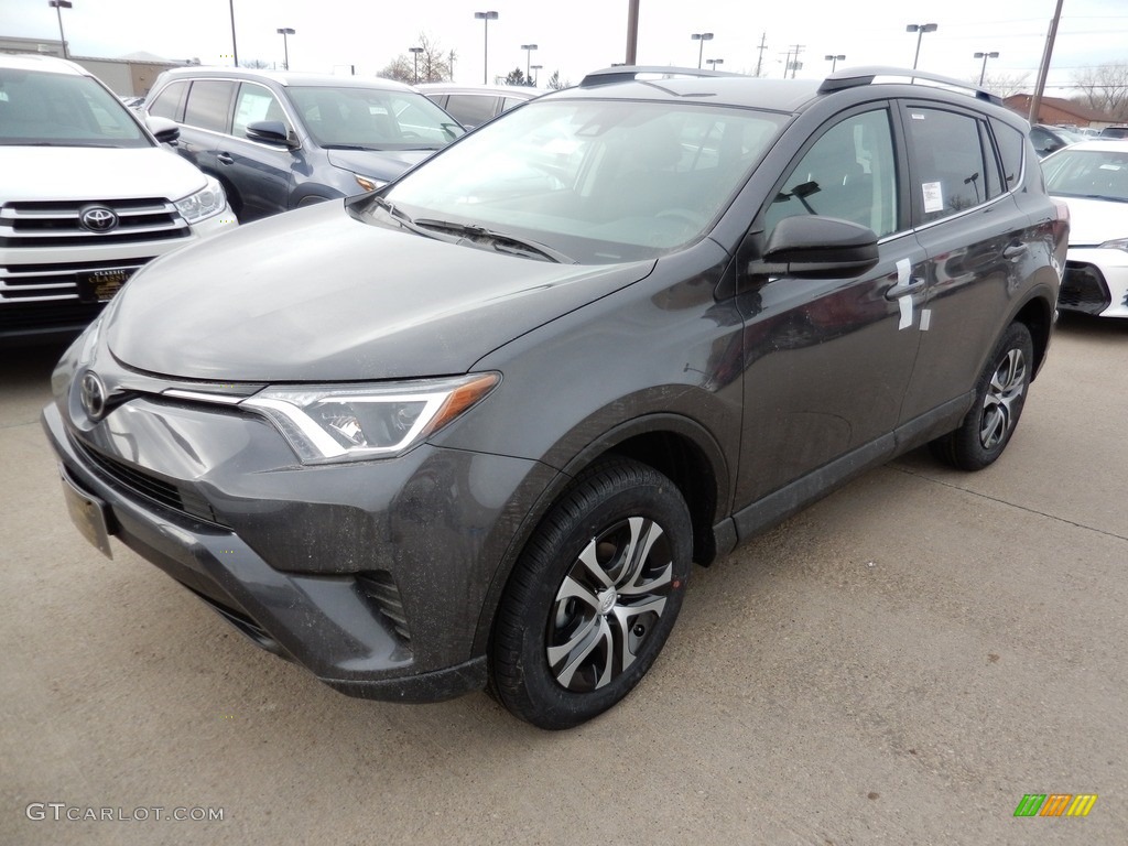 2018 RAV4 LE AWD - Magnetic Gray Metallic / Black photo #1