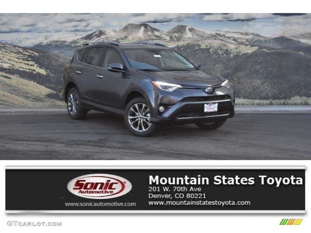 2018 RAV4 Limited AWD - Magnetic Gray Metallic / Black photo #1