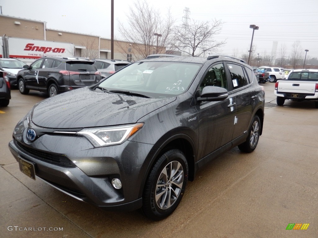 2018 RAV4 XLE AWD Hybrid - Magnetic Gray Metallic / Ash photo #2