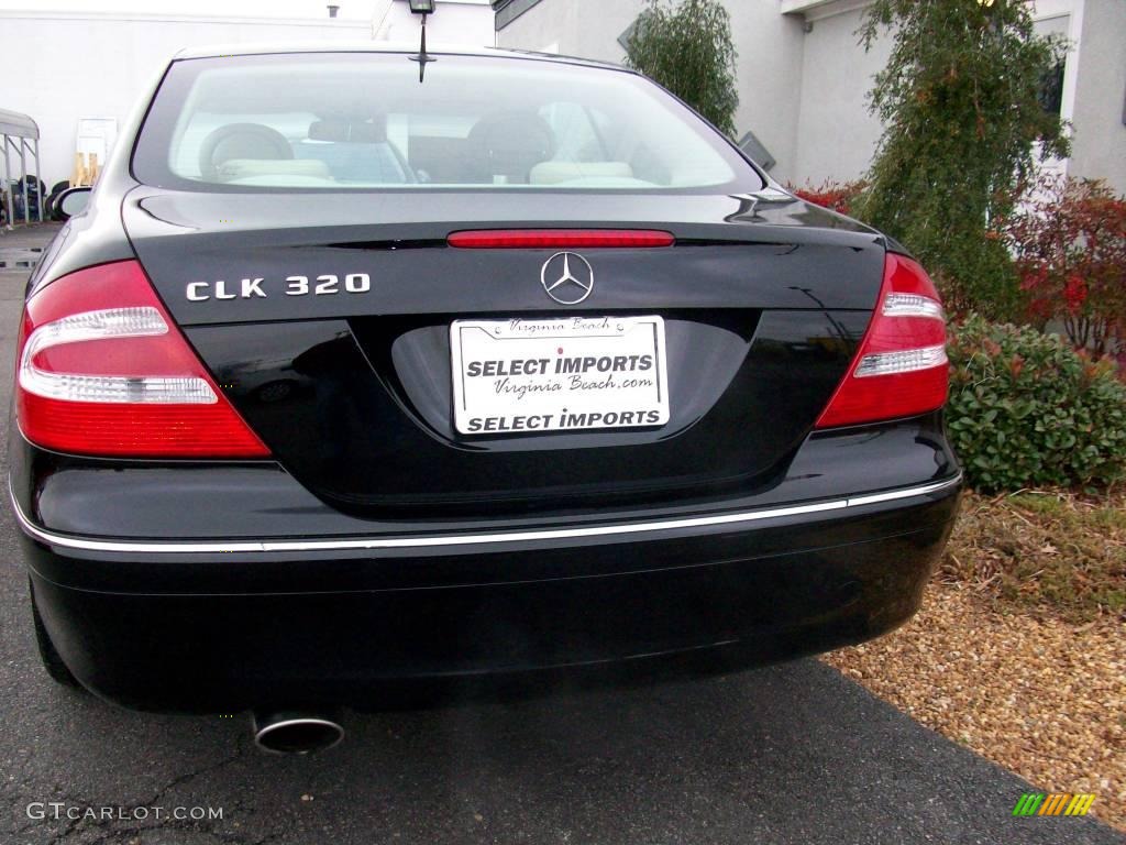 2006 CLK 350 Coupe - Black / Black photo #5