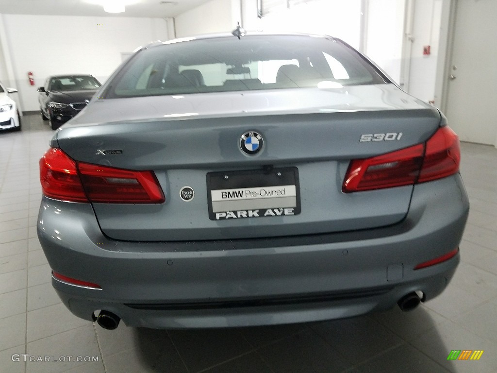 2018 5 Series 530i xDrive Sedan - Bluestone Metallic / Night Blue photo #7