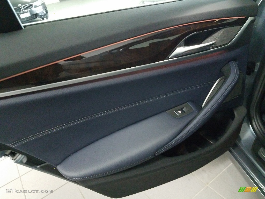 2018 5 Series 530i xDrive Sedan - Bluestone Metallic / Night Blue photo #18